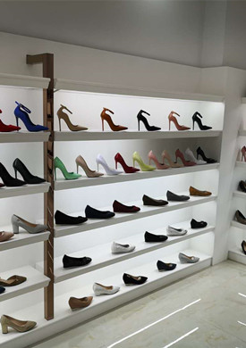 盛世 出口木质烤漆白色简约鞋柜 现代感展示柜设计